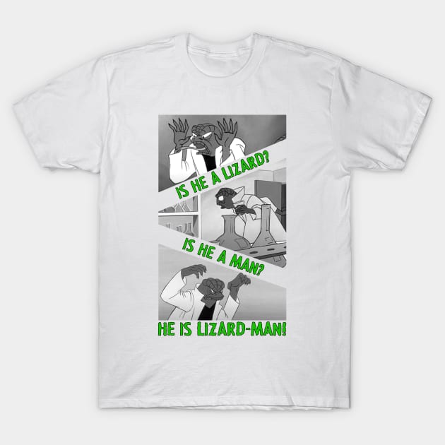 Lizard-Man! T-Shirt by GradientPowell